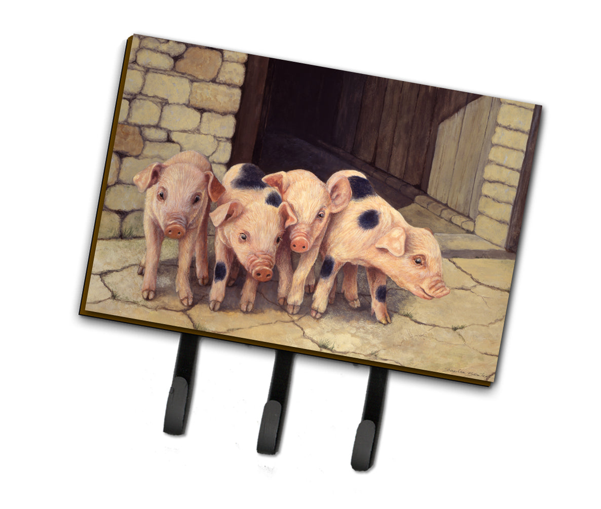 Pigs Piglets by Daphne Baxter Leash or Key Holder BDBA0225TH68  the-store.com.