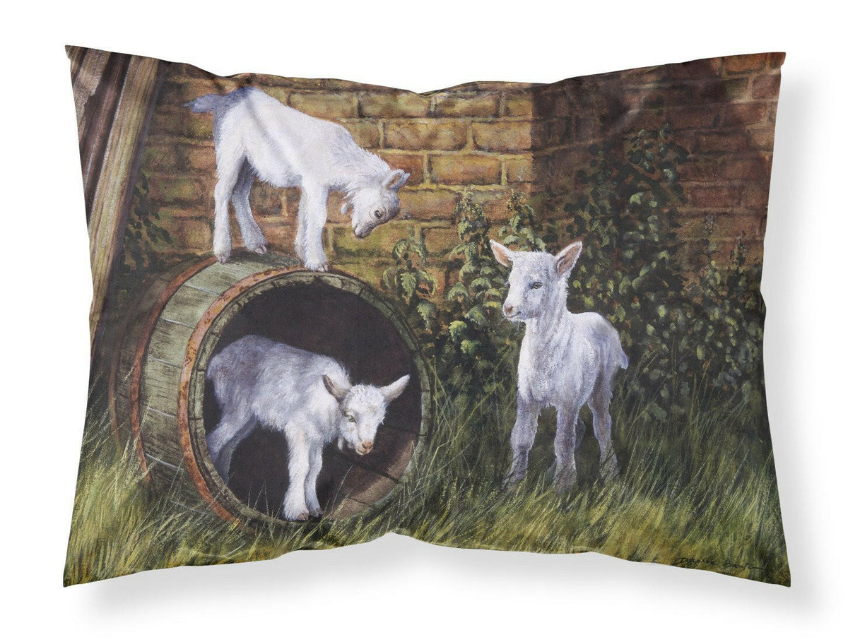 Goats by Daphne Baxter Fabric Standard Pillowcase BDBA0232PILLOWCASE by Caroline&#39;s Treasures