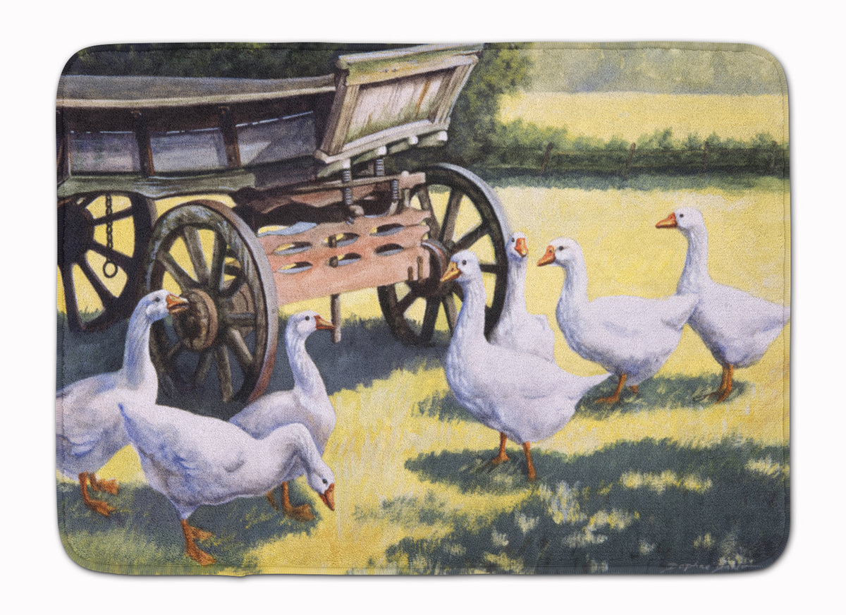 Geese by Daphne Baxter Machine Washable Memory Foam Mat BDBA0234RUG - the-store.com