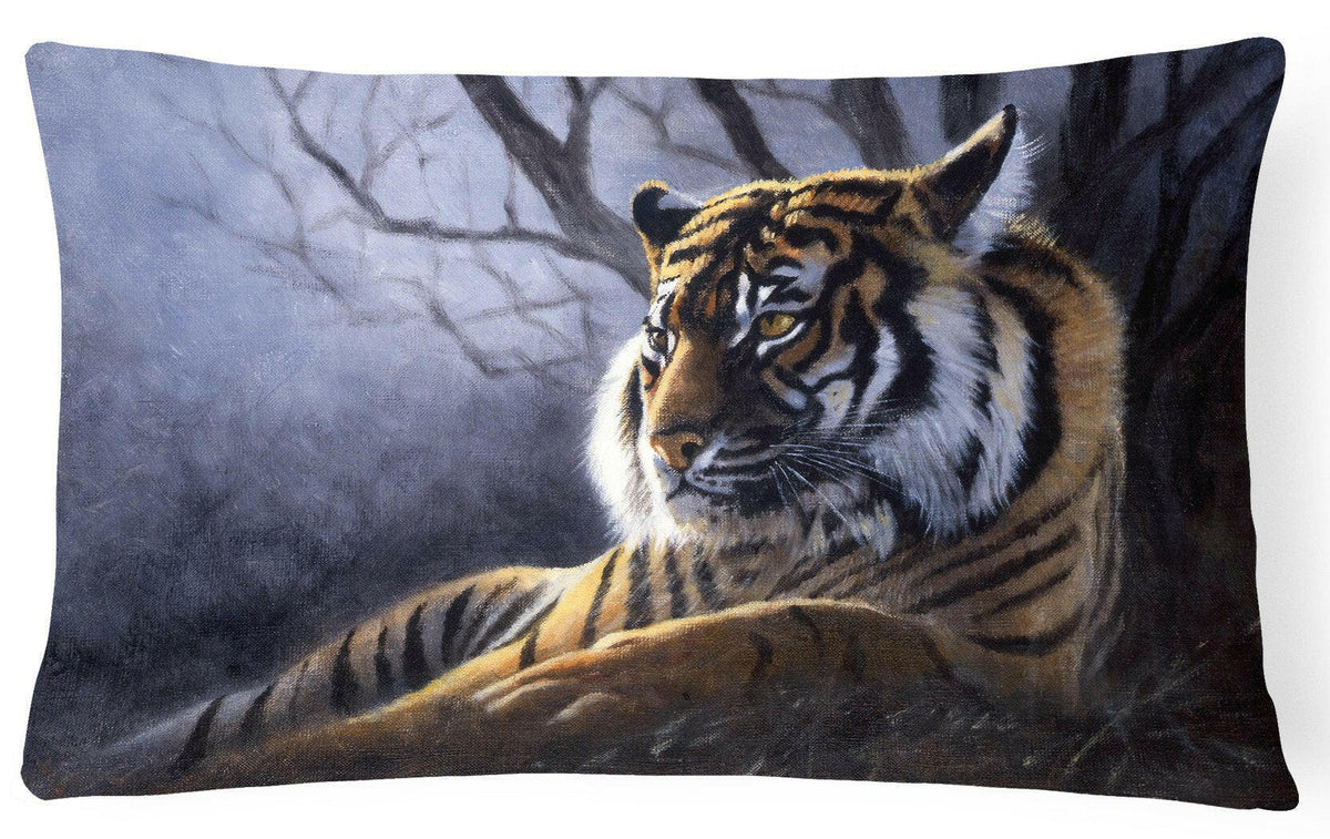 Bengal Tiger by Daphne Baxter Fabric Decorative Pillow BDBA0251PW1216 by Caroline&#39;s Treasures