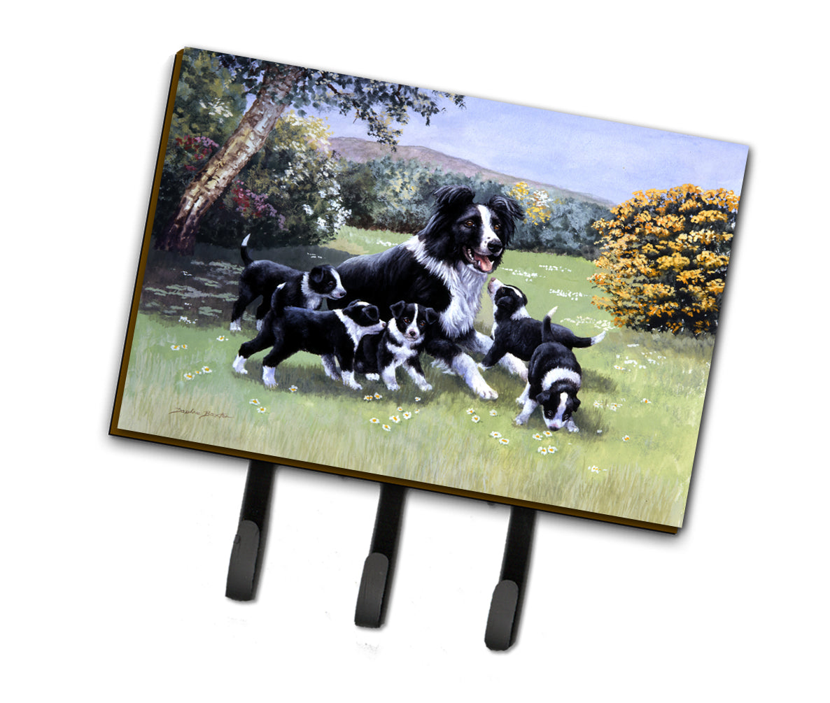 Border Collie Puppies with Momma Leash or Key Holder BDBA0257TH68  the-store.com.