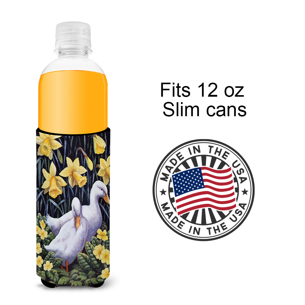 Ducks by Daphne Baxter Ultra Beverage Insulators for slim cans BDBA0279MUK
