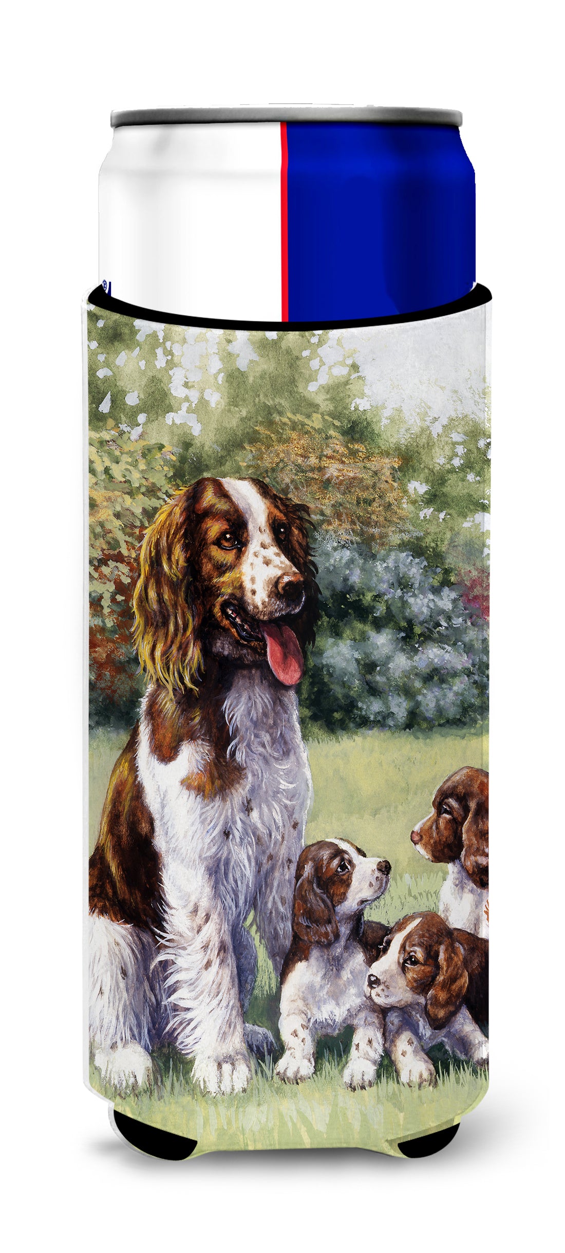 Springer Spaniels by Daphne Baxter Ultra Beverage Insulators for slim cans BDBA0288MUK  the-store.com.