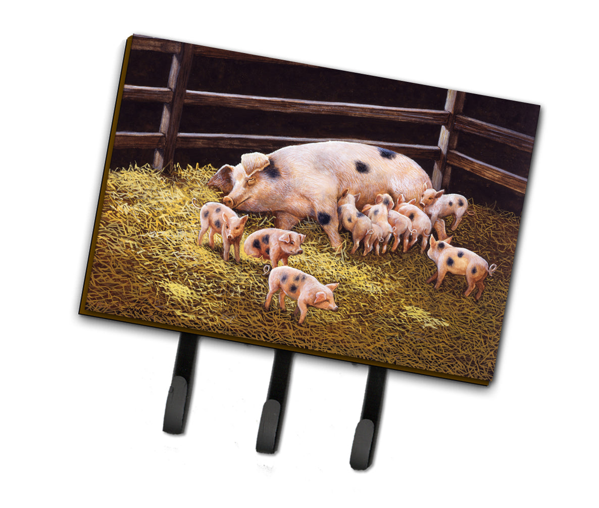 Pigs Piglets at Dinner Time Leash or Key Holder BDBA0296TH68