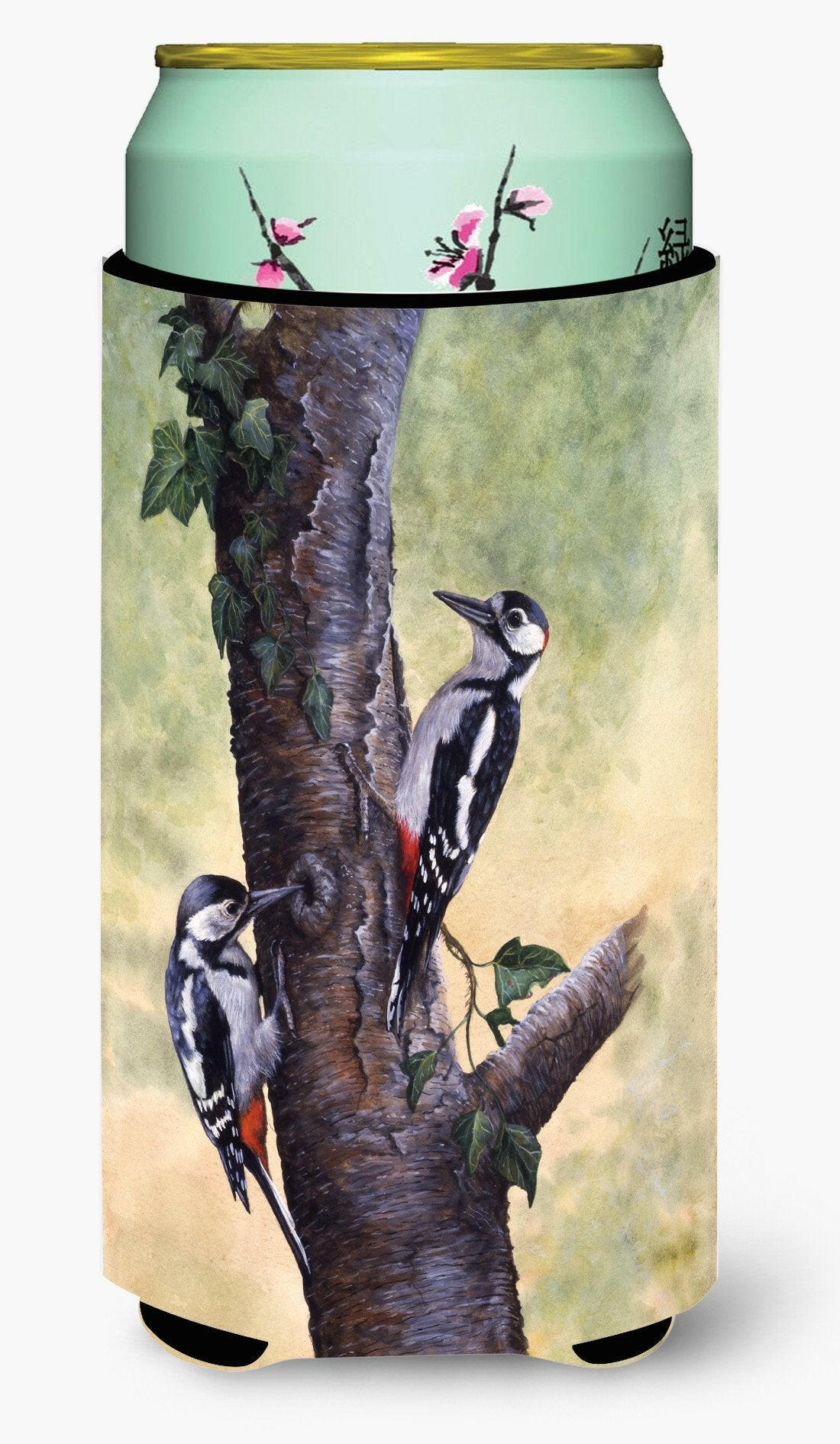 Woodpeckers by Daphne Baxter Tall Boy Beverage Insulator Hugger BDBA0335TBC by Caroline&#39;s Treasures