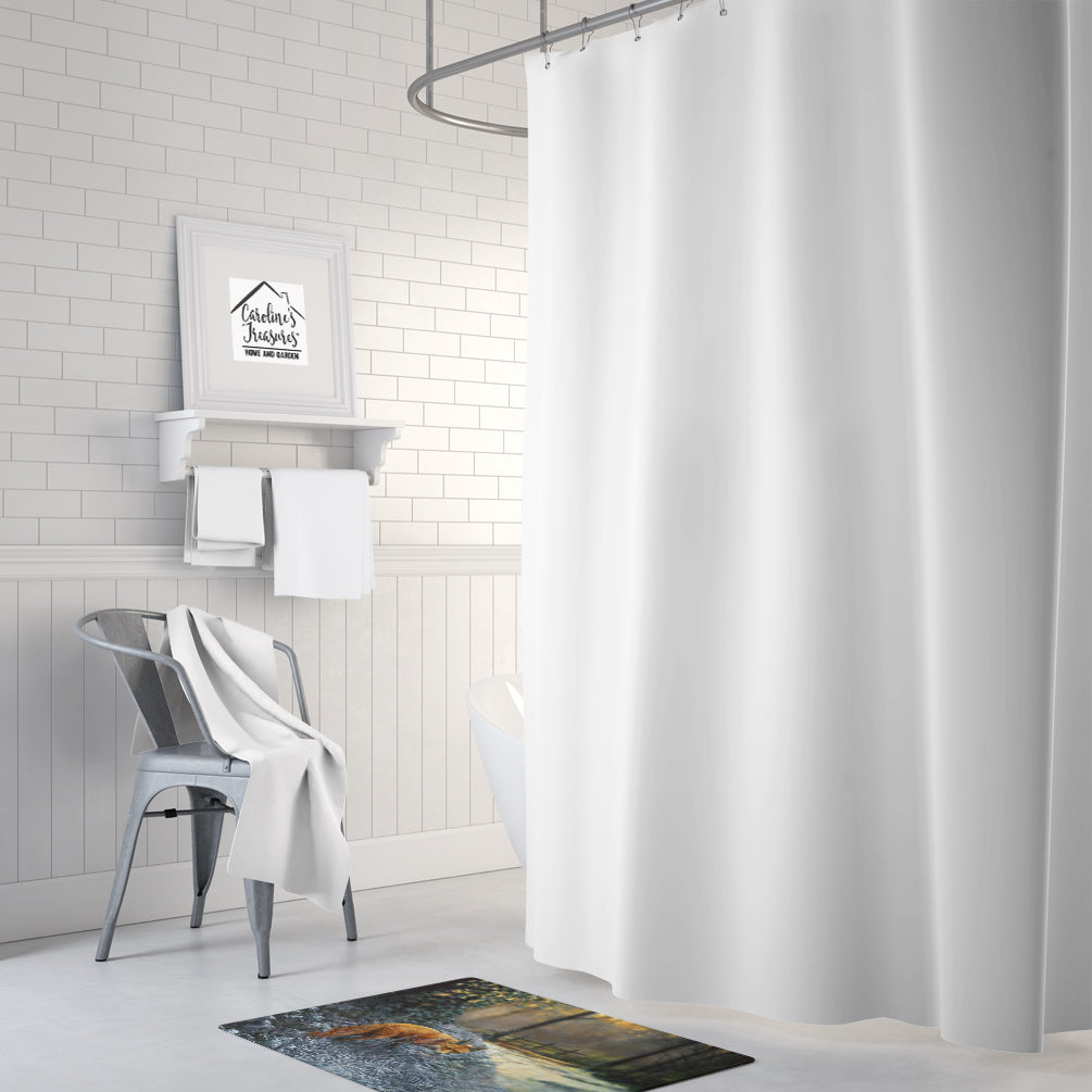 Caroline's Treasures Fox on the Hunt Machine Washable Memory Foam Mat BDBA0347RUG