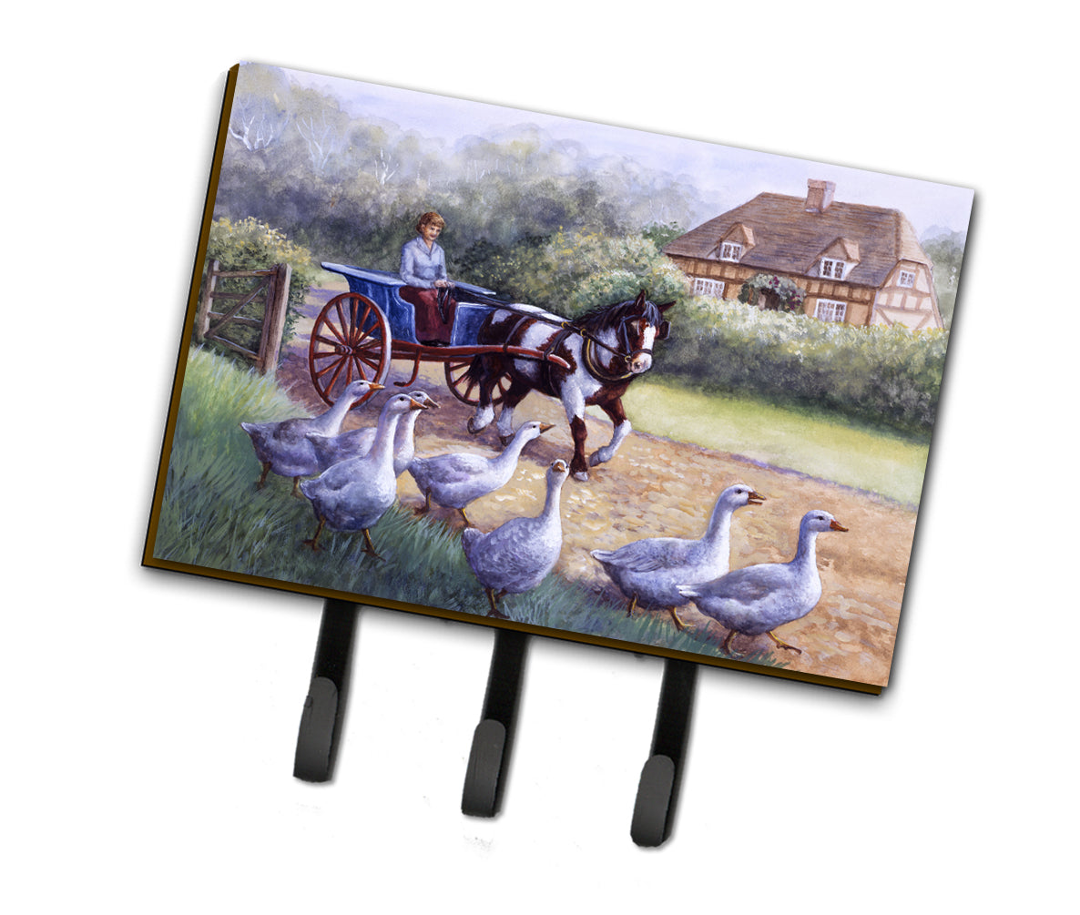 Geese Crossing before the Horse Leash or Key Holder BDBA0351TH68  the-store.com.