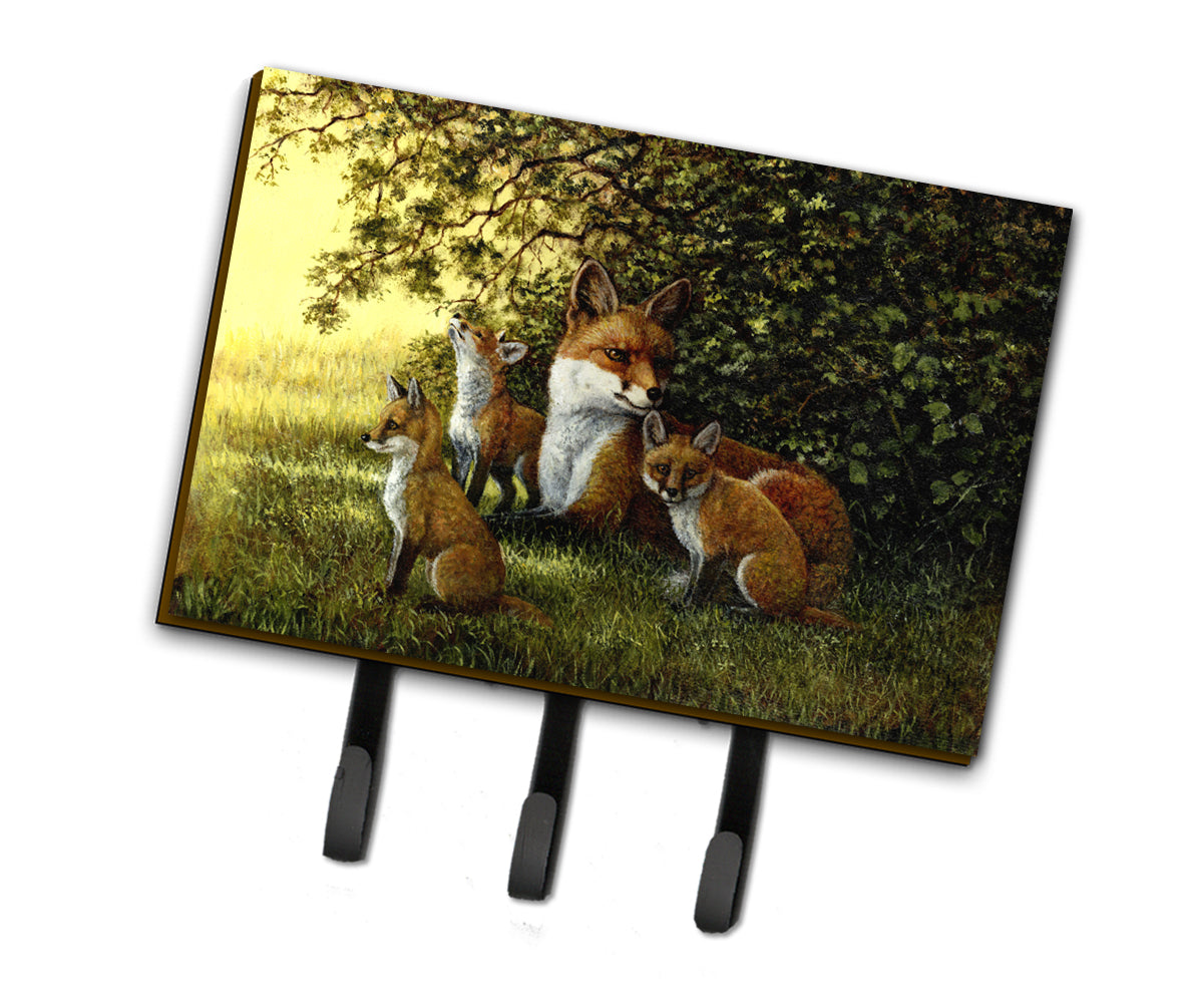 Foxes Resitng under the Tree Leash or Key Holder BDBA0382TH68