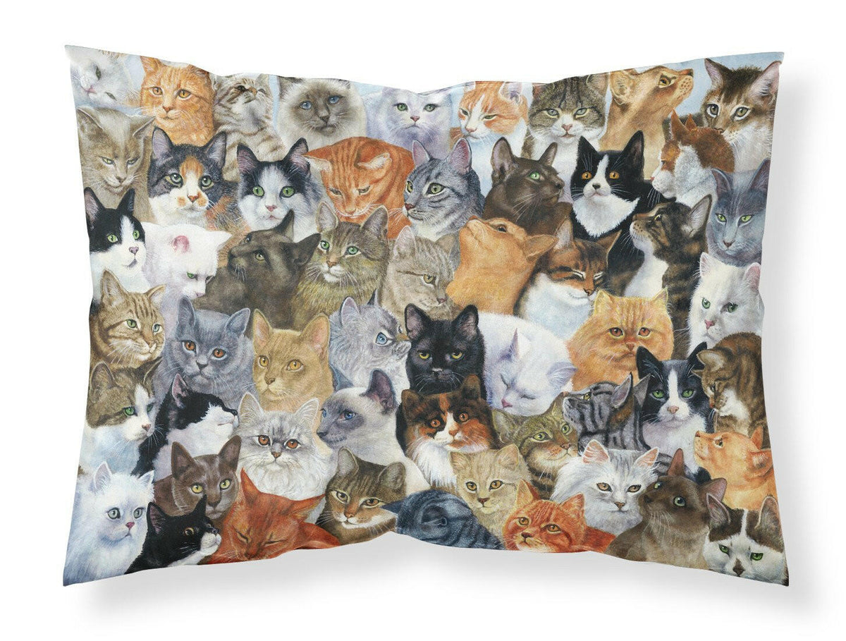Cats Galore Fabric Standard Pillowcase BDBA0414PILLOWCASE by Caroline&#39;s Treasures