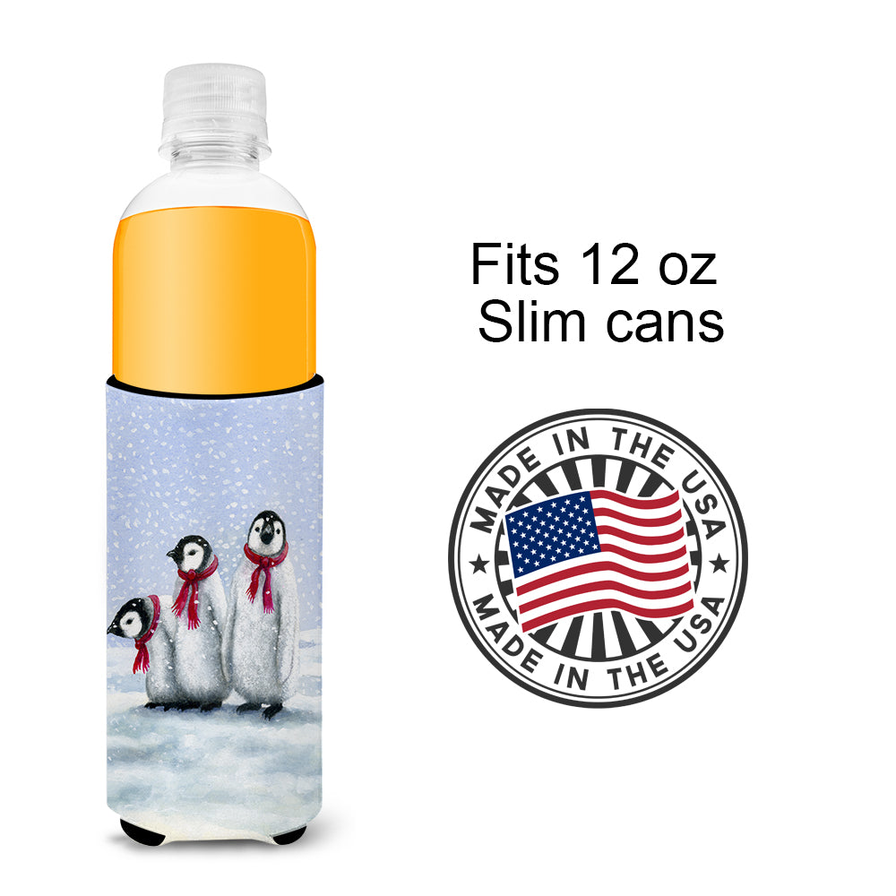 Penguins by Daphne Baxter Ultra Beverage Insulators for slim cans BDBA0419MUK  the-store.com.