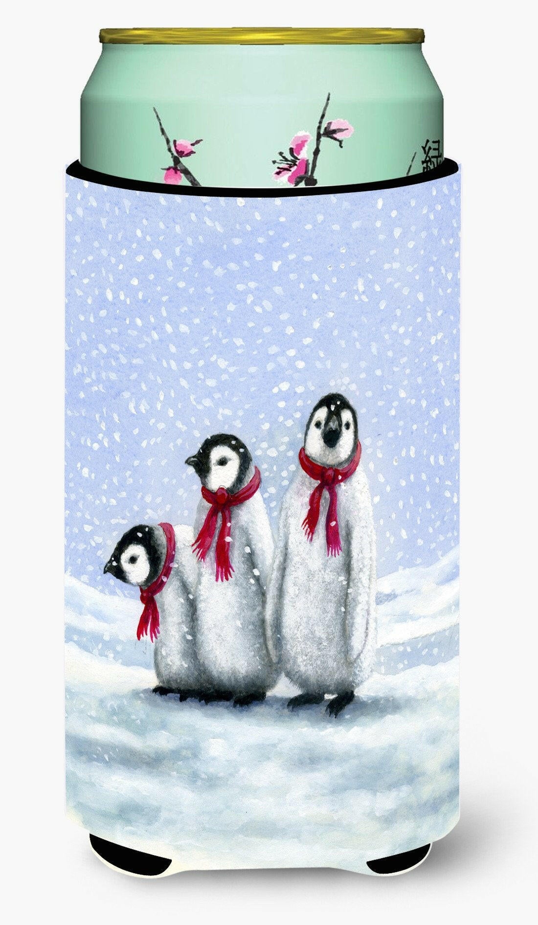 Penguins by Daphne Baxter Tall Boy Beverage Insulator Hugger BDBA0419TBC by Caroline's Treasures