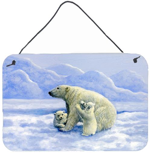 Polar Bears by Daphne Baxter Wall or Door Hanging Prints by Caroline&#39;s Treasures