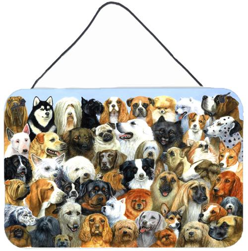 Fifty One Dogs Wall or Door Hanging Prints by Caroline&#39;s Treasures