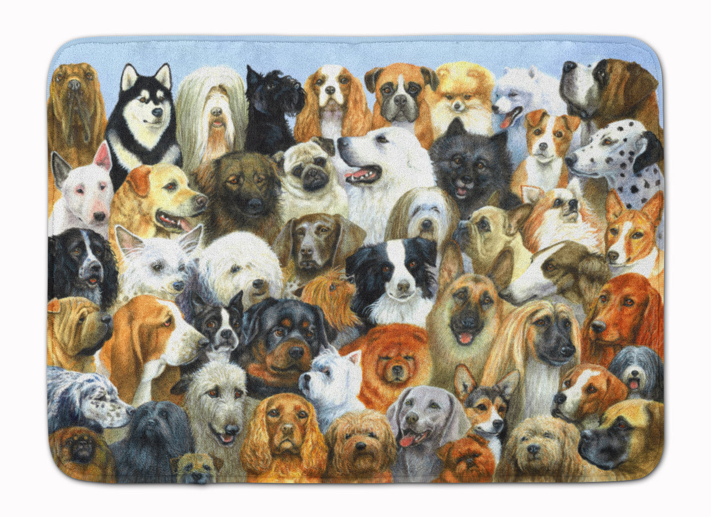 Fifty One Dogs Machine Washable Memory Foam Mat BDBA0441RUG - the-store.com