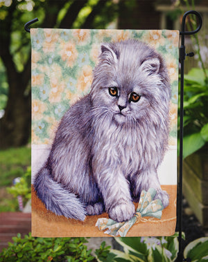 Grey Cat by Daphne Baxter Flag Garden Size BDBA254AGF