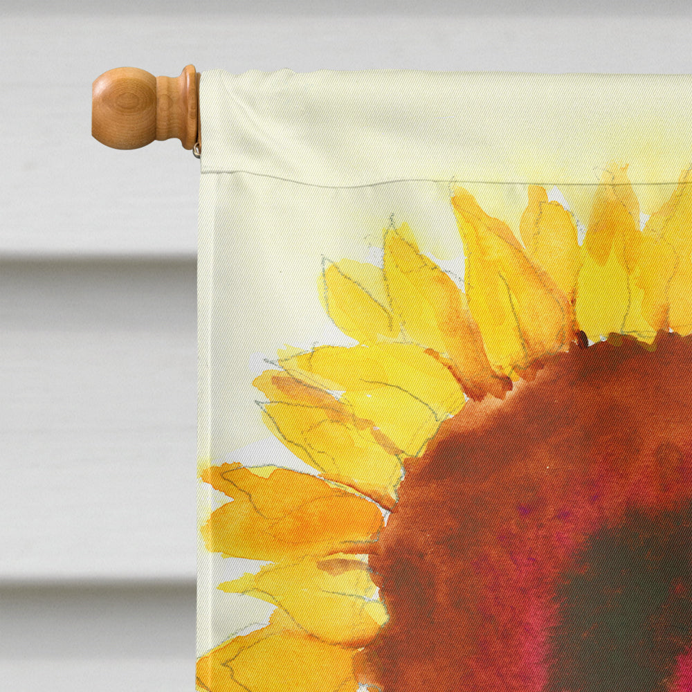 Autumn Flowers I by Maureen Bonfield Flag Canvas House Size BMBO0698CHF  the-store.com.