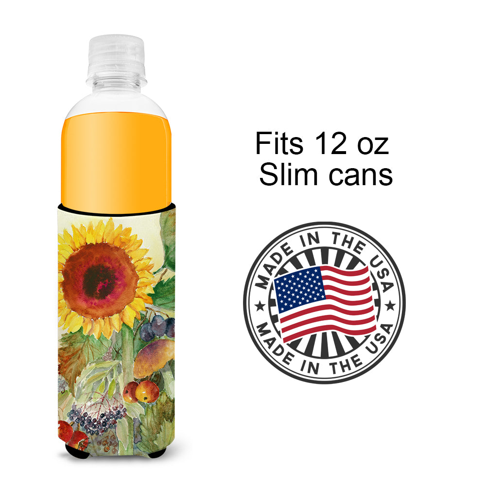 Autumn Flowers I by Maureen Bonfield Ultra Beverage Insulators for slim cans BMBO0698MUK  the-store.com.