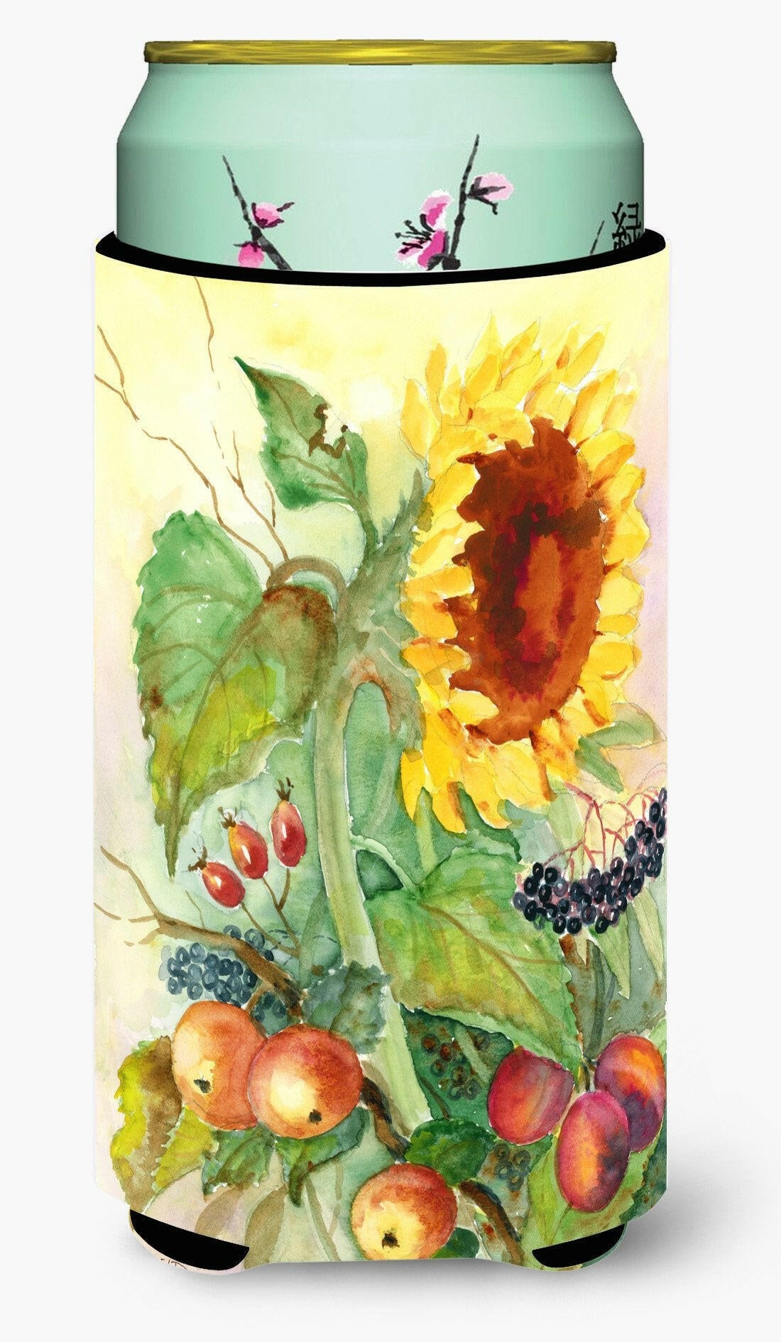Autumn Flowers II by Maureen Bonfield Tall Boy Beverage Insulator Hugger BMBO0699TBC by Caroline&#39;s Treasures
