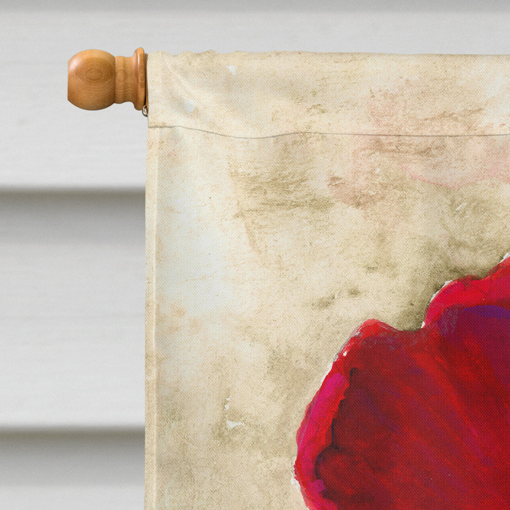 Tulipe Rouge par Maureen Bonfield Drapeau Toile Taille Maison BMBO0734CHF