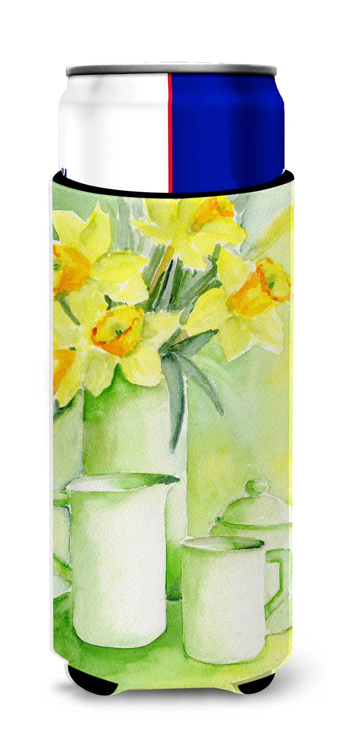 Yellow Daffodils by Maureen Bonfield Ultra Beverage Insulators for slim cans BMBO0970MUK