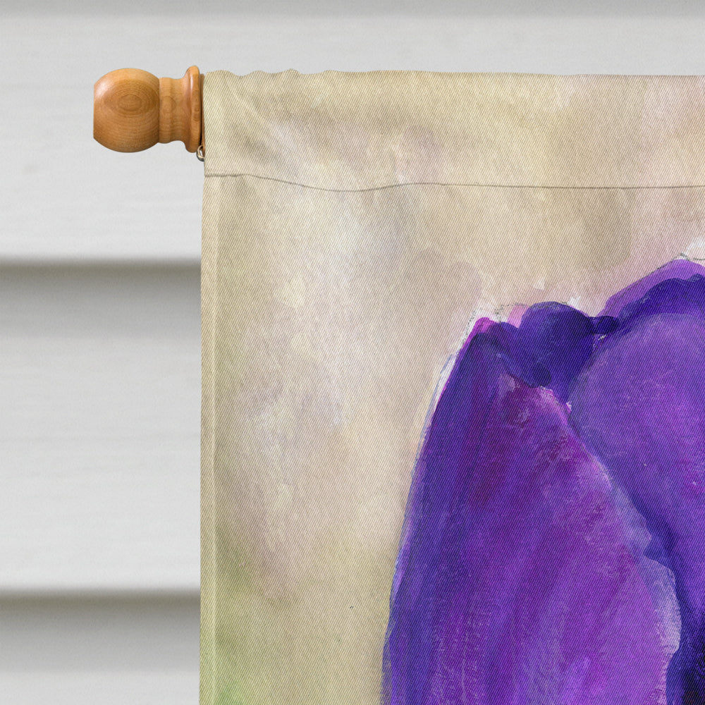 Purple Tulips by Maureen Bonfield Flag Canvas House Size BMBO1033CHF  the-store.com.