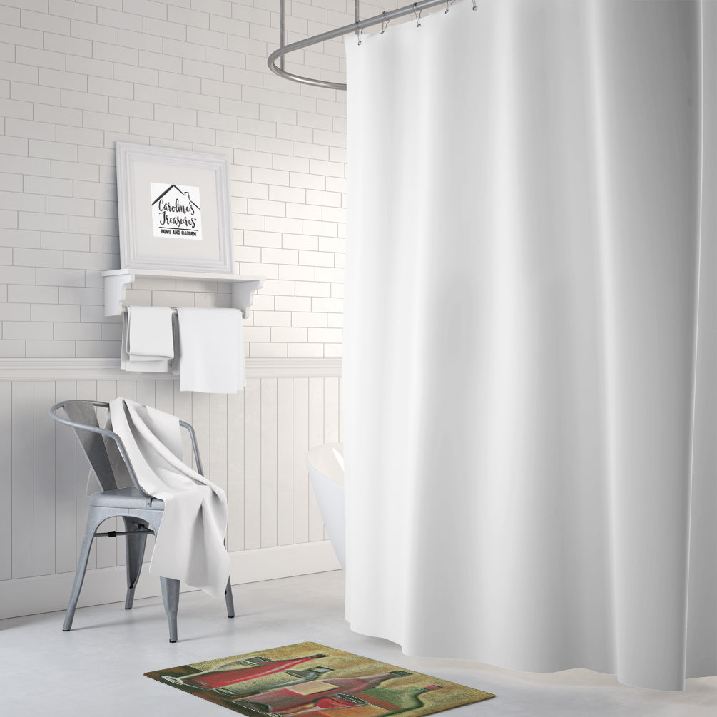 Caroline's Treasures Wine by Tiffany Budd Machine Washable Memory Foam Mat BTBU0168RUG