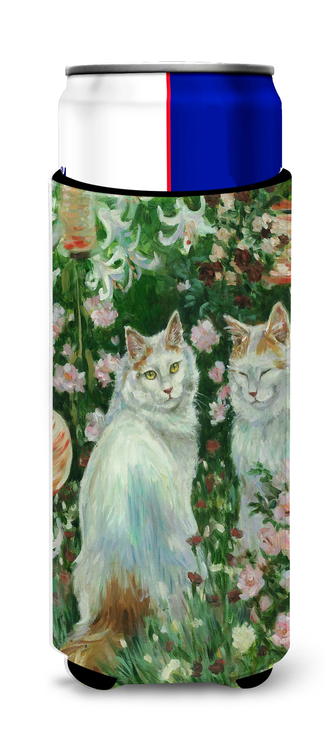 Cats In Garden by Debbie Cook Ultra Beverage Isolateurs pour canettes fines CDCO0151MUK
