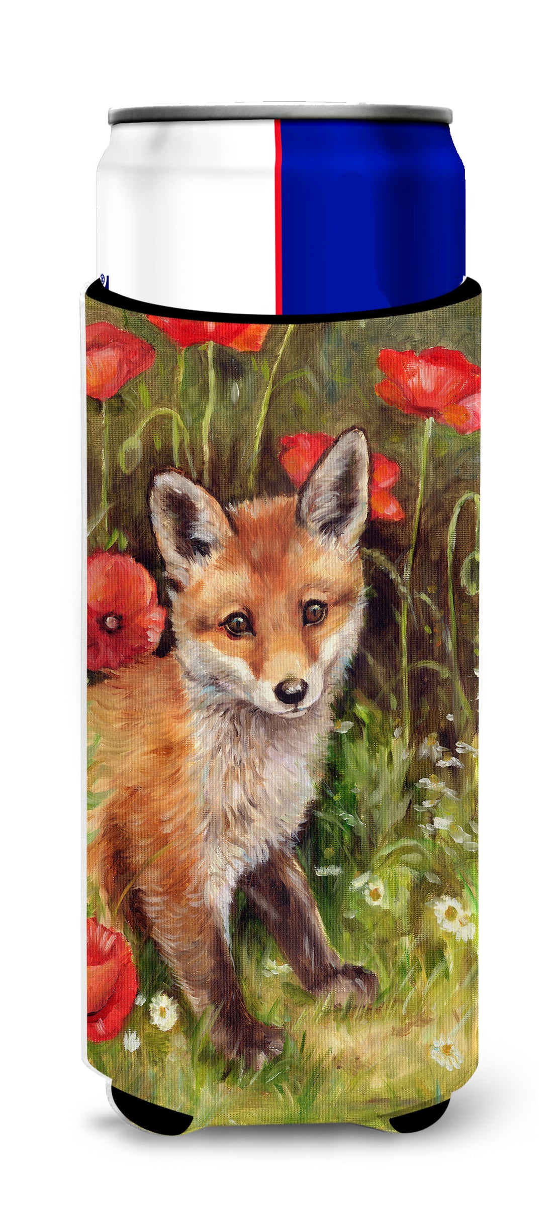 Fox Cub by Debbie Cook Ultra Beverage Insulators for slim cans CDCO0226MUK  the-store.com.