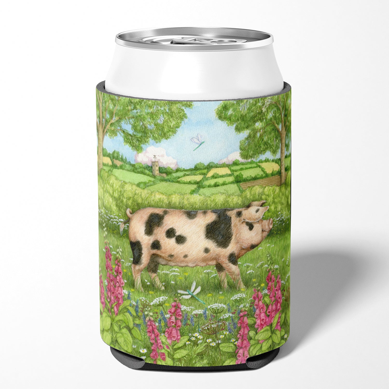 Pigs Meadowsweet by Debbie Cook Can or Bottle Hugger CDCO0371CC.