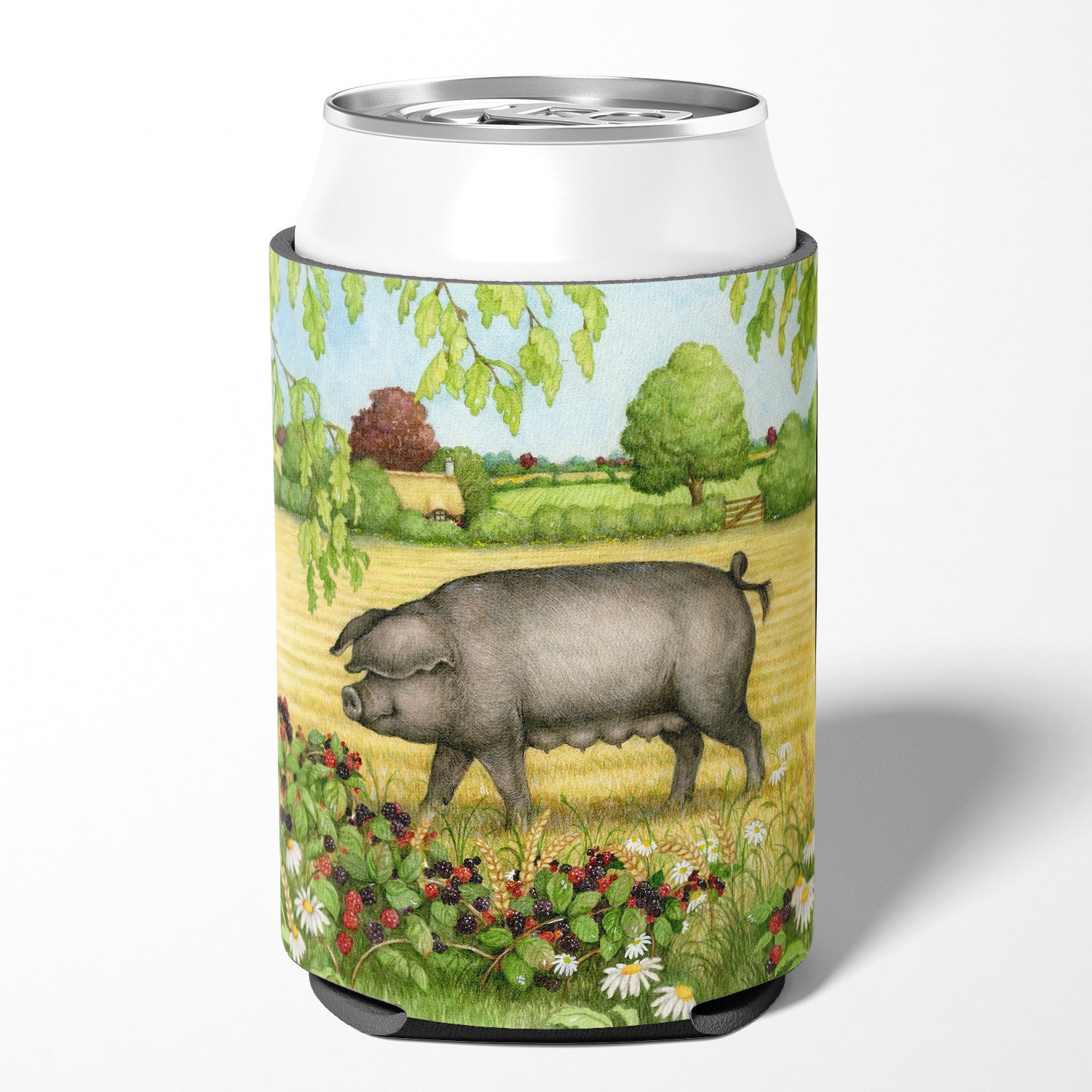 Pigs Bramble in Berries Can or Bottle Hugger CDCO0376CC.
