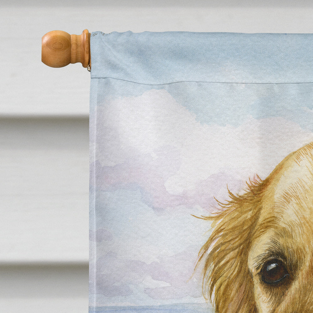Golden Retriever by Debbie Cook Flag Canvas House Size CDCO0384CHF