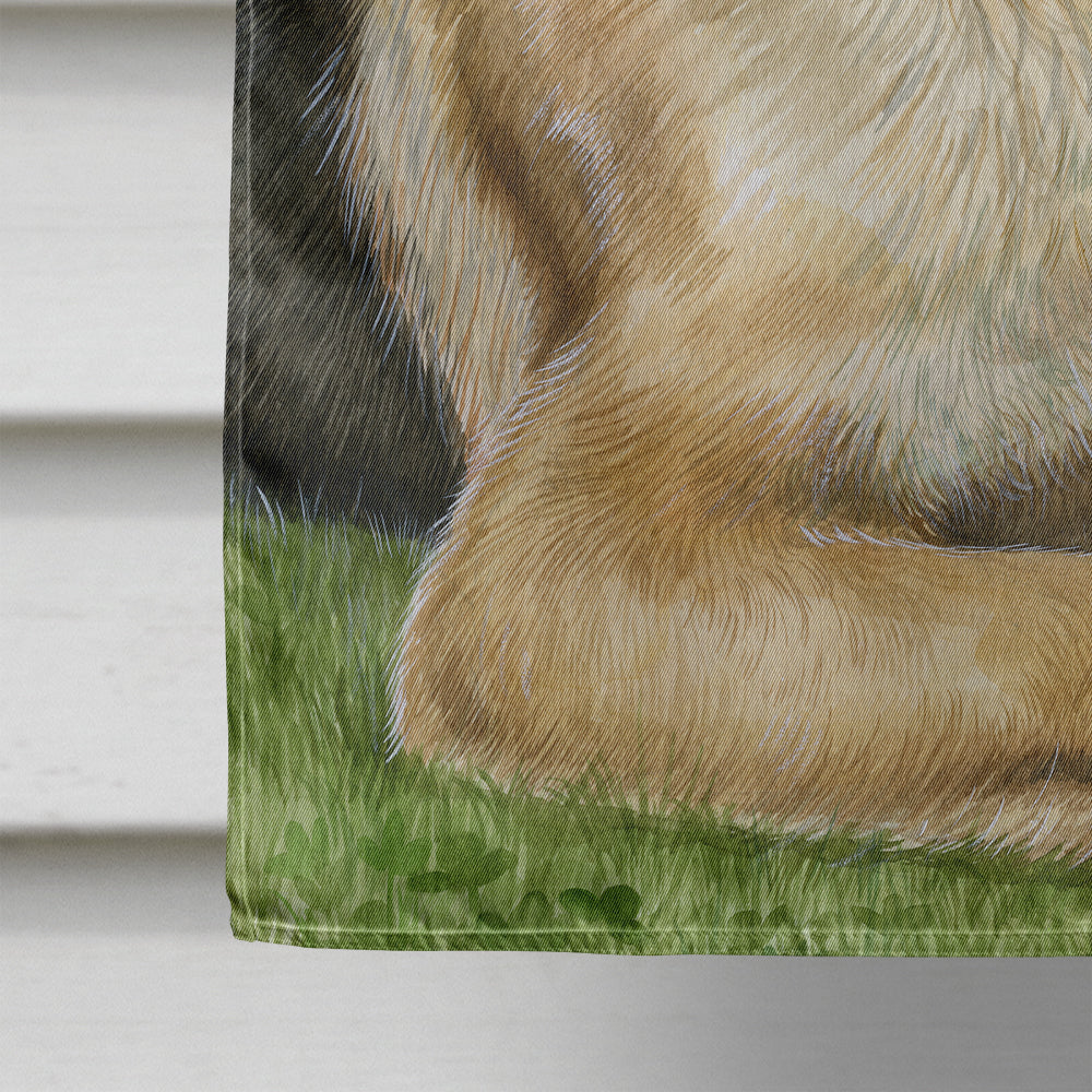 German Shepherd by Debbie Cook Flag Canvas House Size CDCO0386CHF  the-store.com.