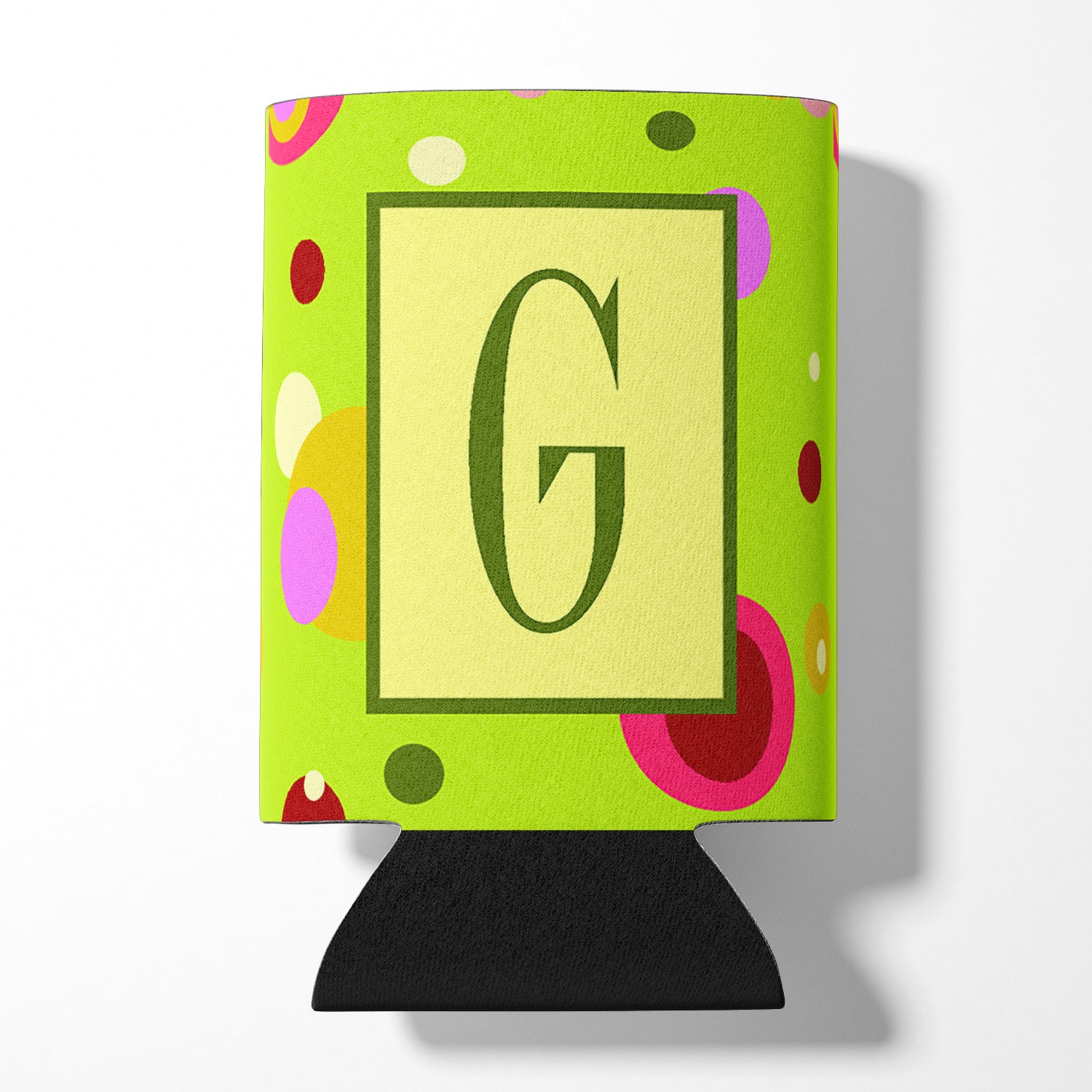 Monogramme initial de la lettre G - Green Can ou Bottle Beverage Insulator Hugger