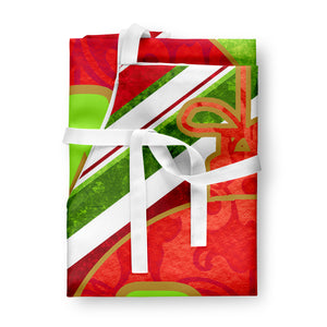 Christmas Oranment Holiday Initial Letter M Apron CJ1039-MAPRON - the-store.com
