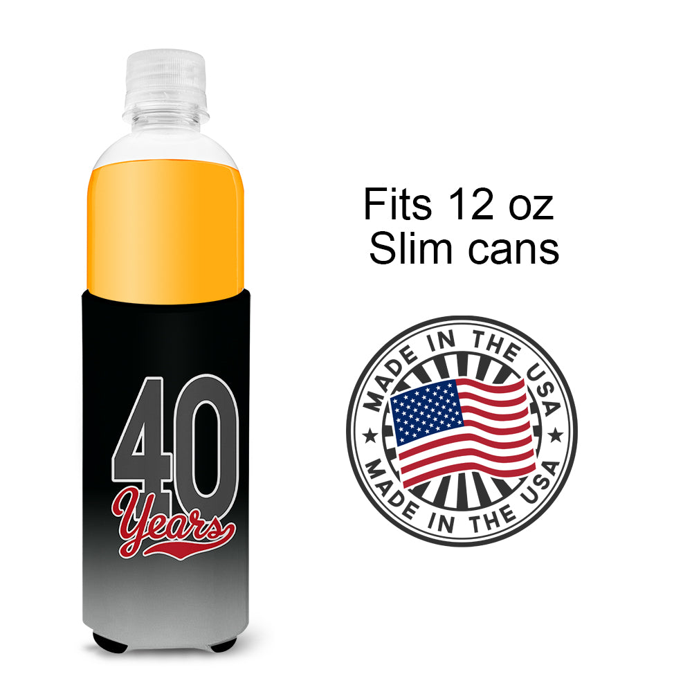 40 Years Ultra Beverage Insulators for slim cans CJ1086MUK  the-store.com.
