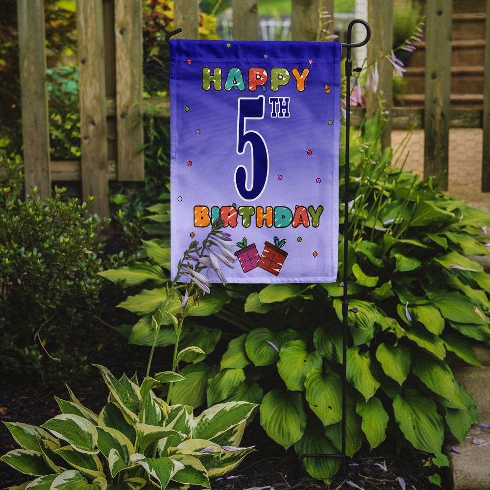 Happy 5th Birthday Flag Garden Size CJ1096GF