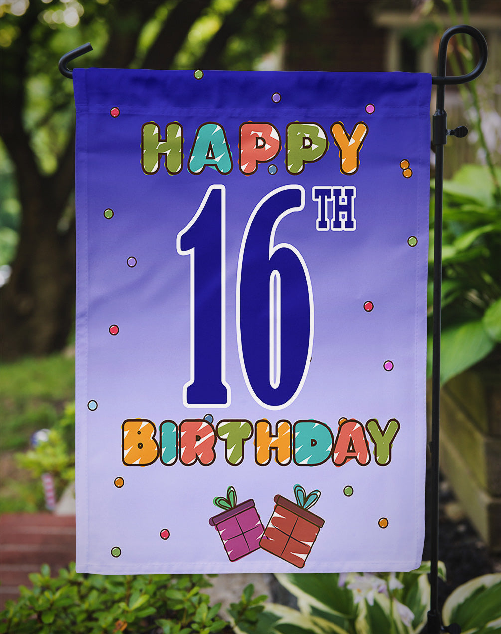 Happy 16th Birthday Flag Garden Size CJ1107GF
