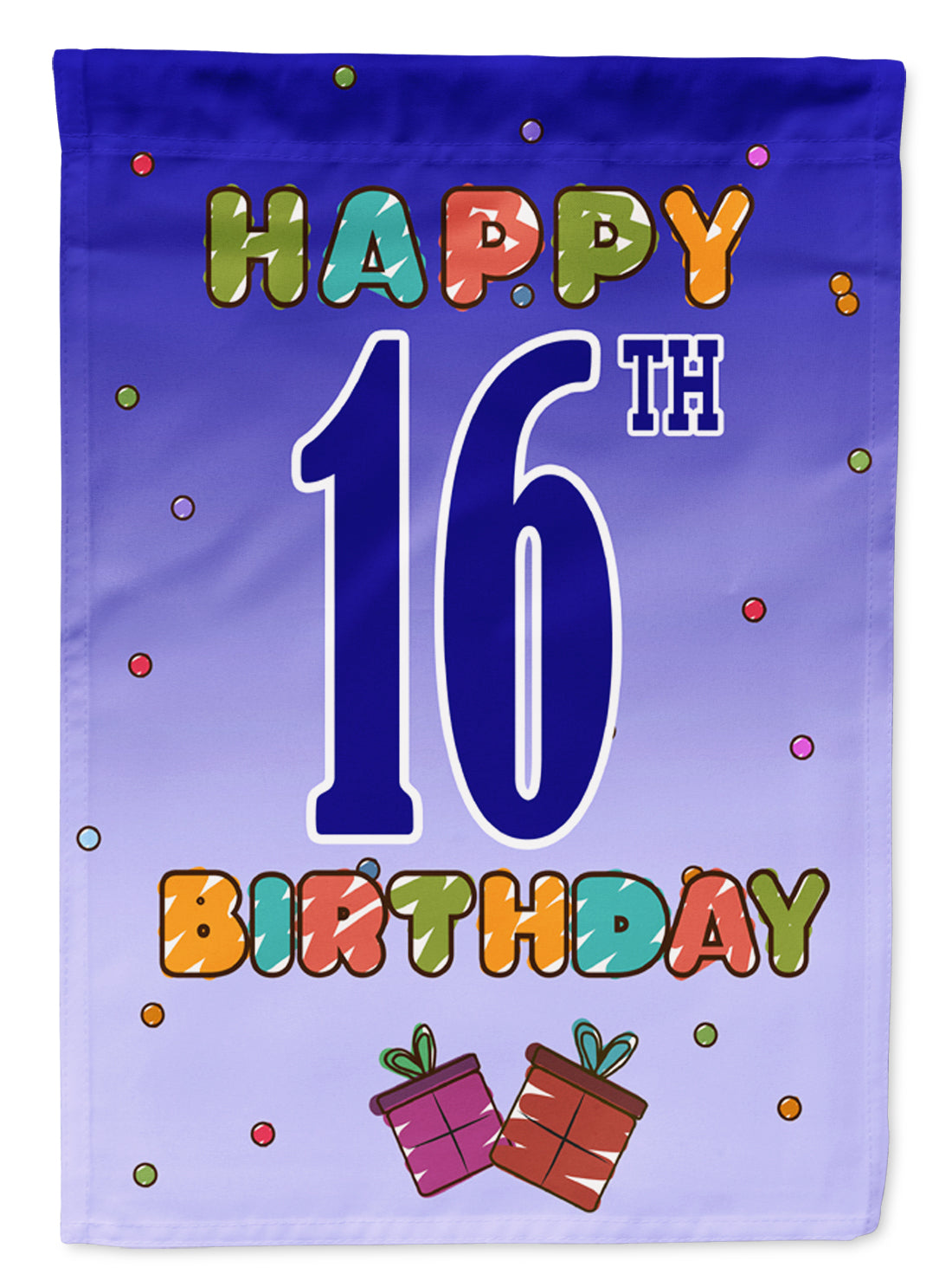 Happy 16th Birthday Flag Garden Size CJ1107GF