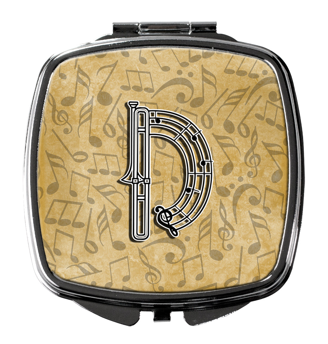 Letter D Musical Instrument Alphabet Compact Mirror CJ2004-DSCM  the-store.com.