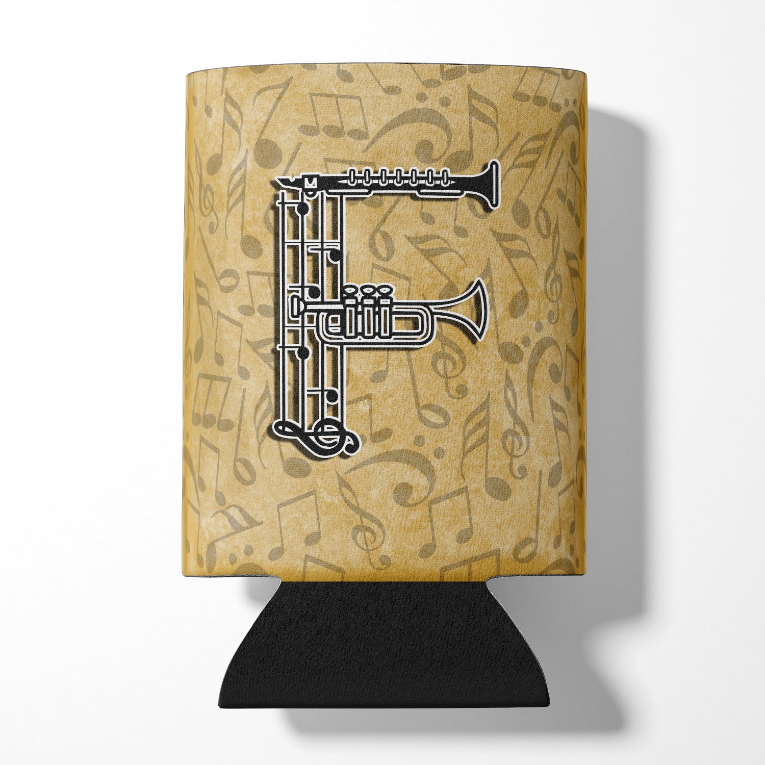 Letter F Musical Instrument Alphabet Can or Bottle Hugger CJ2004-FCC