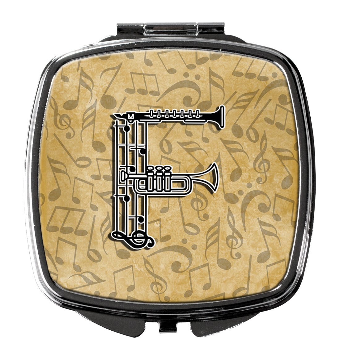 Letter F Musical Instrument Alphabet Compact Mirror CJ2004-FSCM