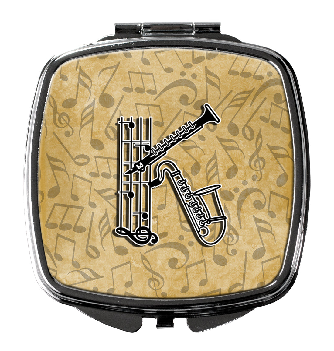 Letter K Musical Instrument Alphabet Compact Mirror CJ2004-KSCM