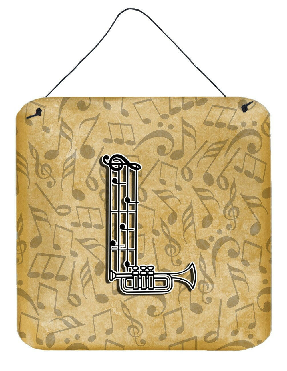 Letter L Musical Instrument Alphabet Wall or Door Hanging Prints CJ2004-LDS66 by Caroline&#39;s Treasures