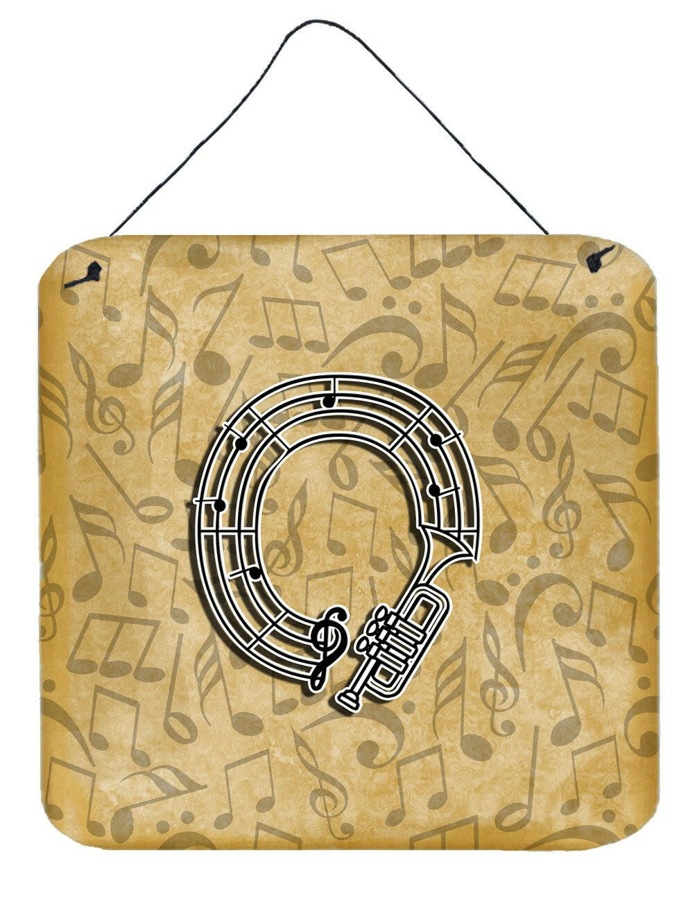 Letter O Musical Instrument Alphabet Wall or Door Hanging Prints CJ2004-ODS66 by Caroline&#39;s Treasures