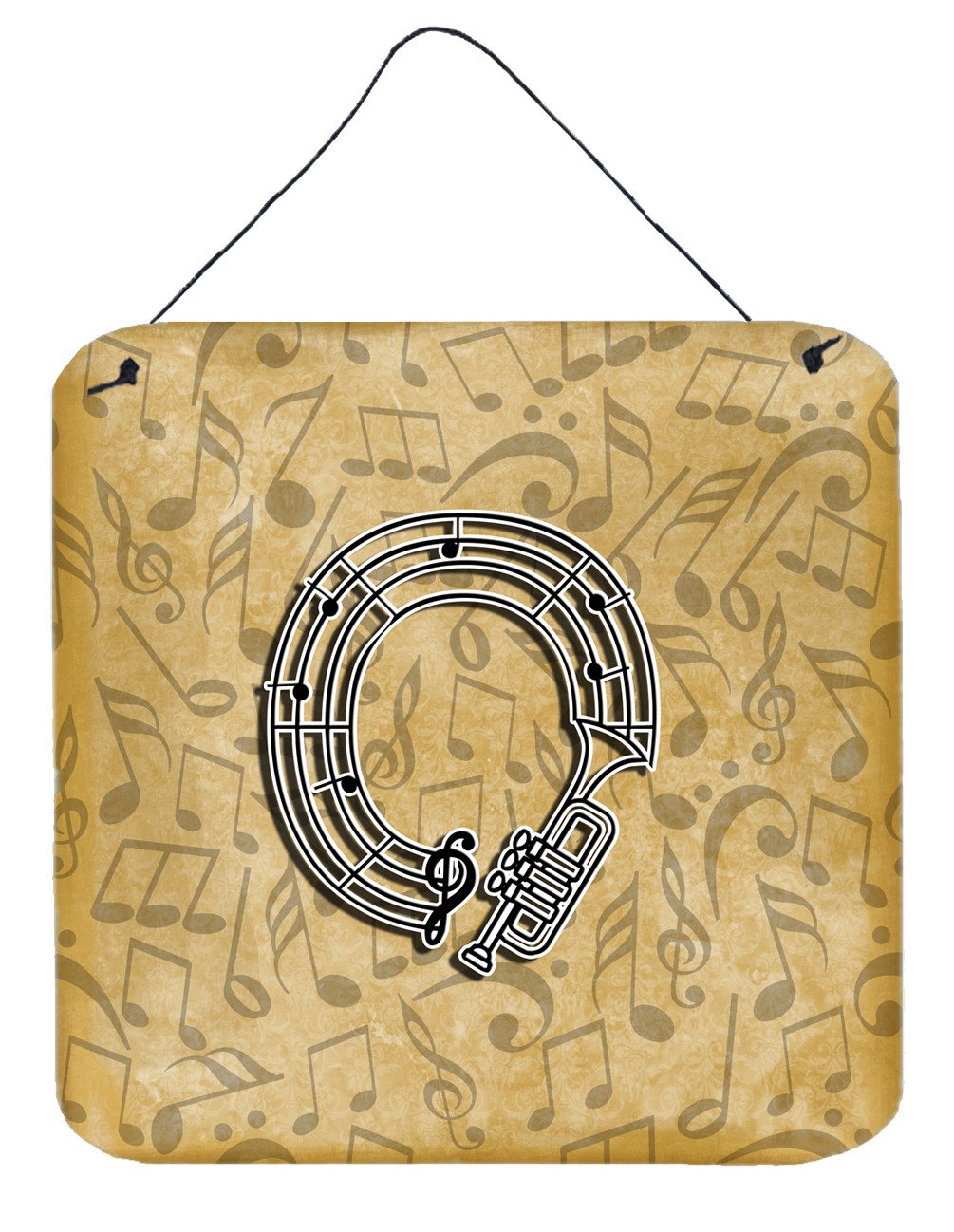 Letter O Musical Instrument Alphabet Wall or Door Hanging Prints CJ2004-ODS66 by Caroline's Treasures