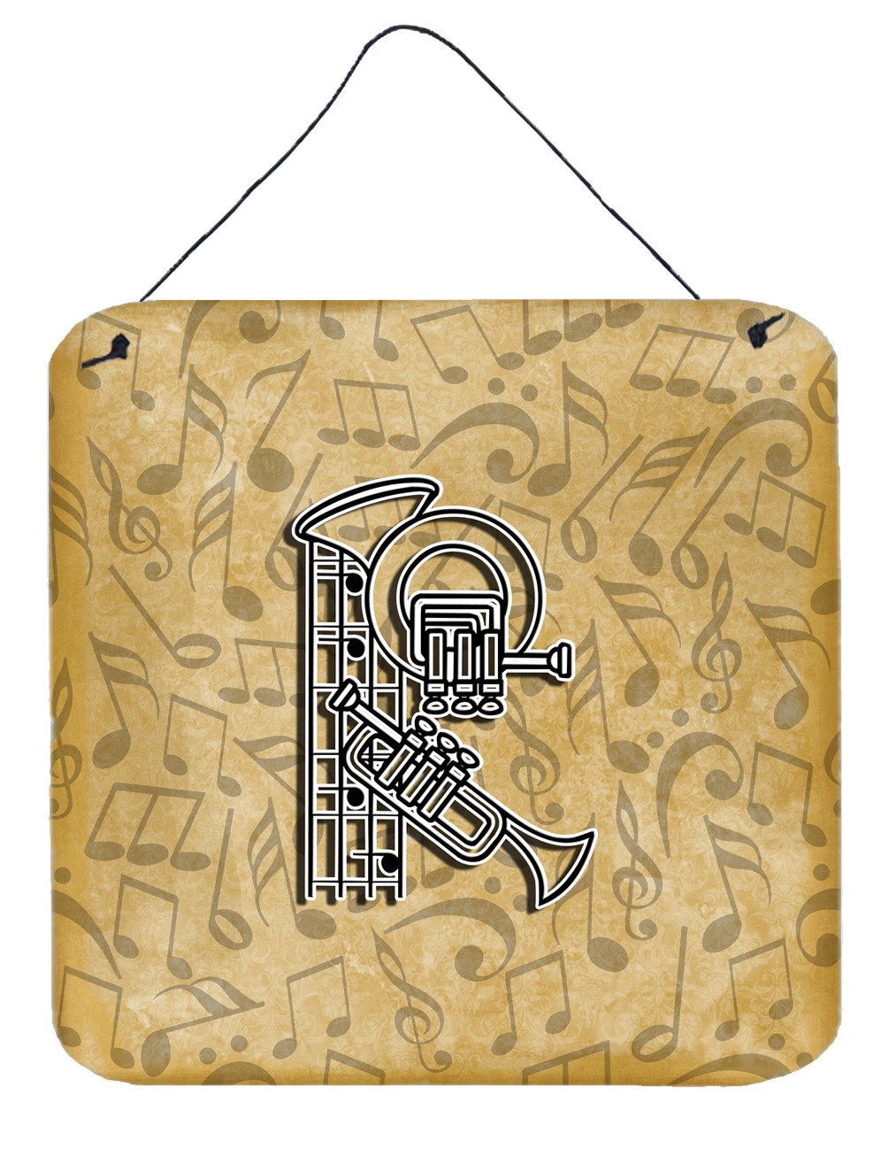Letter R Musical Instrument Alphabet Wall or Door Hanging Prints CJ2004-RDS66 by Caroline's Treasures