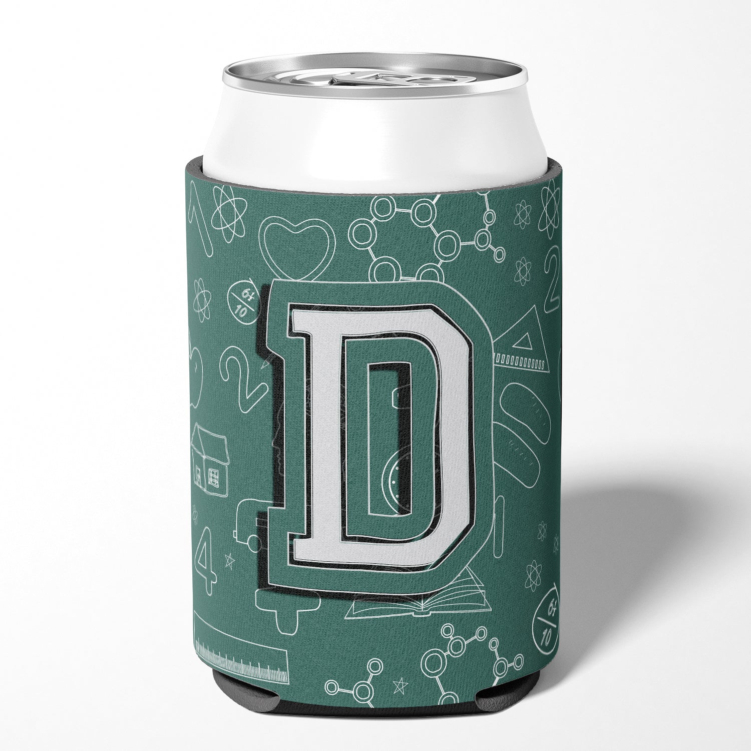 Letter D Back to School Initial Can or Bottle Hugger CJ2010-DCC.