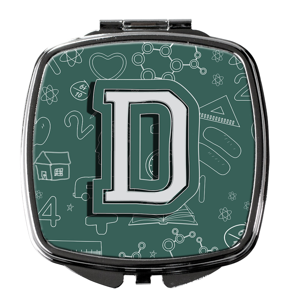 Letter D Back to School Initial Compact Mirror CJ2010-DSCM  the-store.com.