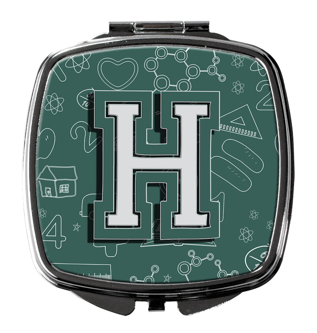 Letter H Back to School Initial Compact Mirror CJ2010-HSCM  the-store.com.