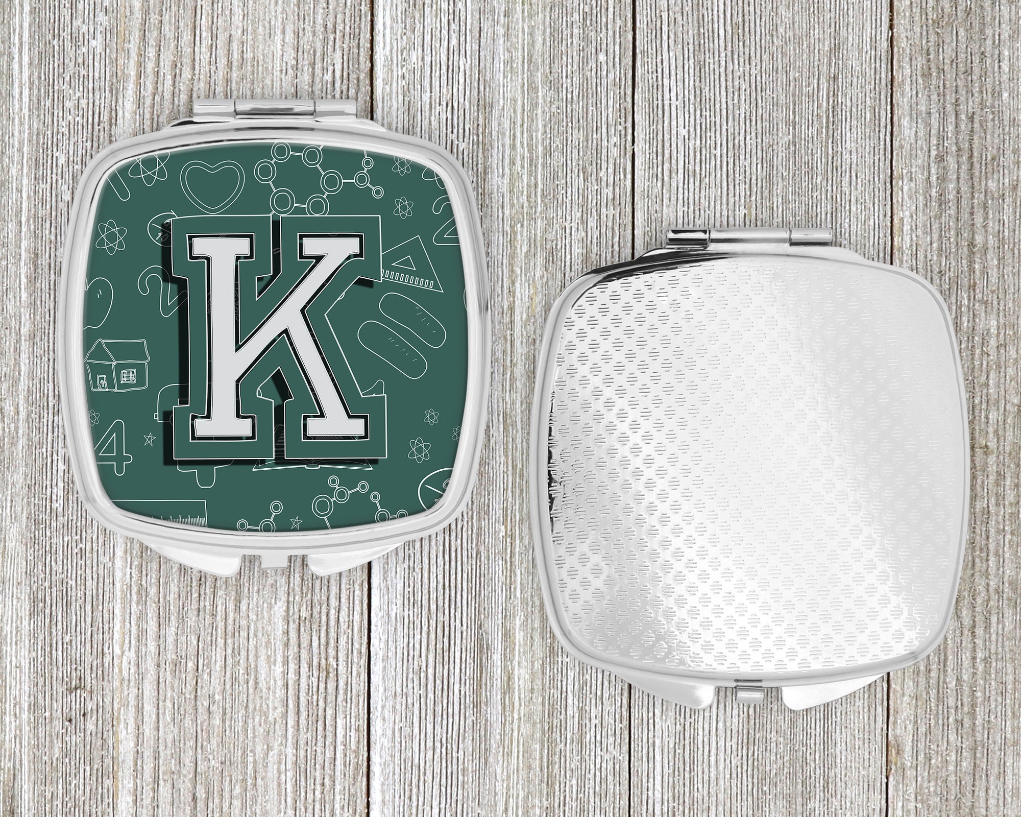 Letter K Back to School Initial Compact Mirror CJ2010-KSCM  the-store.com.